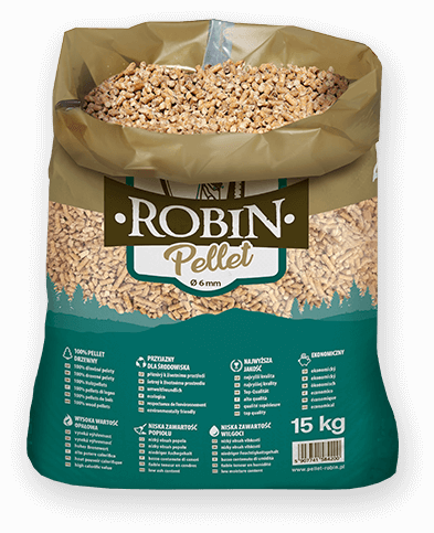 worek pelletu opałowego Robin do kupienia w Wejherowie lub sklepie internetowym